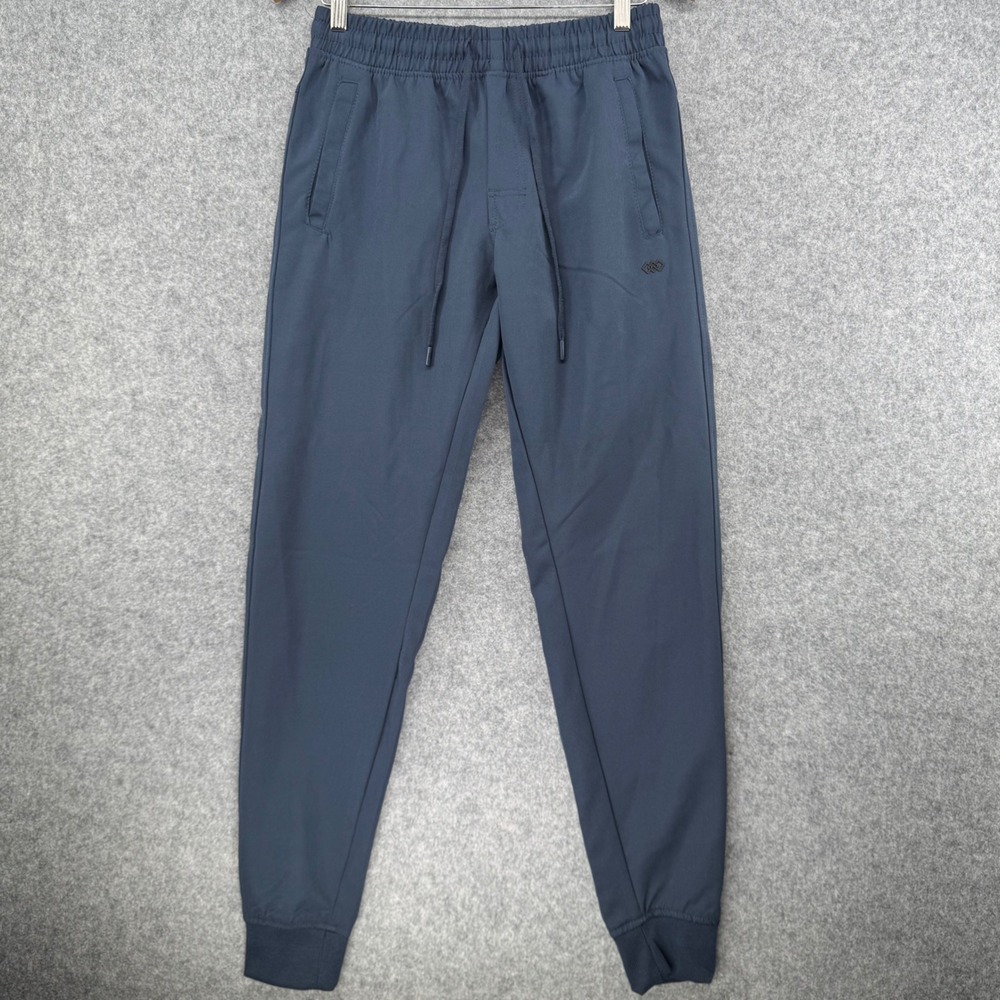 LEG3ND Joggers Mens Size S Slate Blue Stretch Elastic Waist Ribbed Cuffs NEW